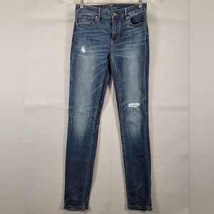 White House Black Market The Skinny Jeans Womens 0 High Rise